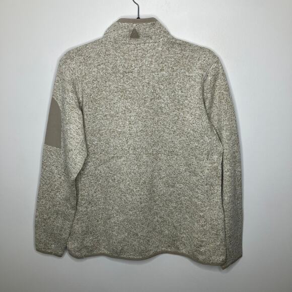 NWT ANTIGUA Oatmeal West Virginia Mountaineers Fortune Half-Zip Sweater Large - Picture 3 of 5